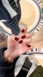 【MY038】เล็บปลอม ขายดีที่สุดในไทย เล็บปลอม ประดับเพชร ลายดอกไม้ และผีเสื้อ(24 ชิ้นต่อกล่อง)