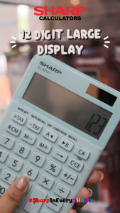 Sharp Semi-Desktop Calculator EL-M337  for accounting student aesthetic calculator  — Sharp Calculator