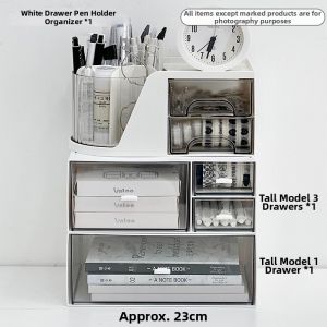 MONLEYTA | Rotatable Desk Organizer Student Office Storage Box