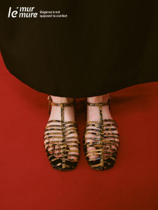 Barefoot Comfort Italian Leather Woven Sandals