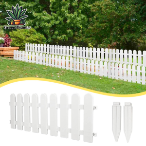 Garden Fence White Edgings Landscape Path Panels Fences for Garden Courtyard Outdoor Wedding Christmas Party Decoration