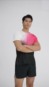 Áo Thun TShirt thể thao nam chạy bộ Running Graphic Gradient siêu nhẹ nhanh khô thoáng khí Coolmate