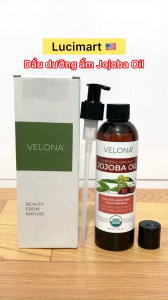 Dầu Jojoba Oil Velona 237ml nguyên chất hỗ trợ da tóc và cơ thể [Hàng Mỹ]