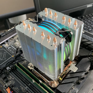 X99 ARGB CPU Air Cooler 6 Heatpipes PC Processor Quiet Radiator For Intel LGA 1150 1151 1156 1366 1200 1700 2011 AM3 AM4 AM5