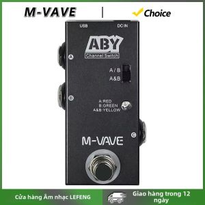M-VAVE | M-VAVE ABY Line Selector Guitar Effect Pedal True Bypass AB Switch Channel Selector Phụ Tùng & Phụ Kiện Đàn Guitar