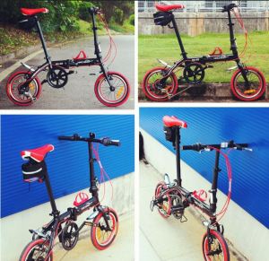 Hachiko Shimano HA-03 14-inch Foldable Aluminium Bicycle | Official SG Hachiko Distributor