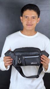 Waistbag Waterproof AR Apparel Compact Plus Tas Selempang Pria Anti Air