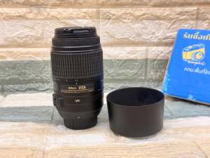 Nikon55-300 VR มีกันสั่น สภาพดี ไม่มีฝ่ารา ใช้งานได้ปกติทุกระบบ