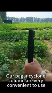 5/10pcs Tiang pagar besi Pagar Cyclone Column Iron Column Fence Posts Triangle Steel Pro Fence Post 1.5/1.7/2.0/2.3/2.5m