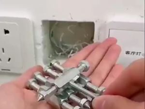 SEAN Switch Socket Cassette Screws Support Rod Wall Mount Switch Box Repair Electrical Accessories Tool
