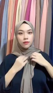 COD Jilbab Instan Segitiga Jersey/Hijab Instan Malay/Segitiga Instan
