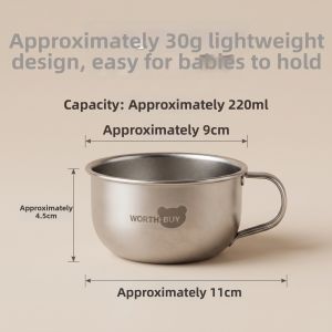 WODEBAIHUI | Titanium Anti-drop Baby Drinking Cup