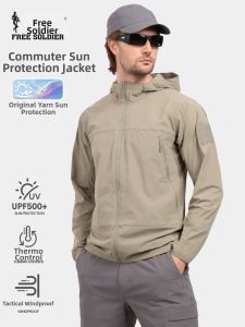 Free Soldier | Mens Lightweight Sun Protection Jacket High UV Protection