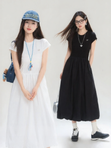 loveheynew | Đầm Dáng A Phong Cách Pháp Cổ Xòe Giúp Gọn Đỏng