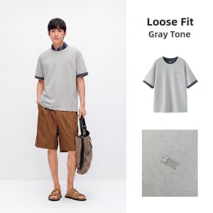 Semir | Color Contrast Double Collar Knit Shirt Fake Two-Piece