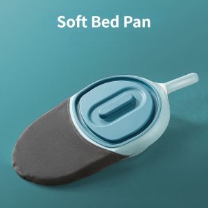 Portable Bed Pan Bedridden Elderly Paralyzed Patient Potty Plastic Urine Bowl with Lid Maternal Adult Toilets