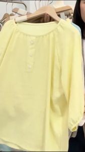 Bộ Mặc Nhà Nữ Mùa Hè Bộ Ngủ Mặc Rộng Cao Cấp Vải Mềm Mại Thoáng Mát màu sắc nhẹ nhàng thanh lịch YOLUMI