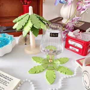 Creative Cute Silicone Cup Mat Heat Resistant Coffee Cup Coaster Dining Table Pad Pot Holder Non Slip Irregular Shape Home Use