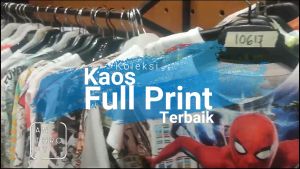 Kaos Distro Sablon Full Print SB304 Pria Oblong Baju Atasan Lengan Pendek Dewasa