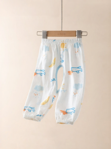UCBABY | Breathable Lightweight Cotton Anti-mosquito Open-crotch Pants