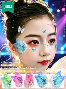 JIELI | Butterfly Pearl Facial Stickers