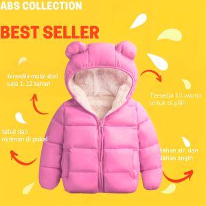JAKET ANAK PEREMPUAN/LAKI" 1-12 WINTER/GELEMBUNG KUPING BULU