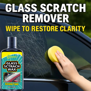 Car windshield scratch repair wax and glass/acrylic remover. Polishing paste for acrylic panels and paint scratch repair
