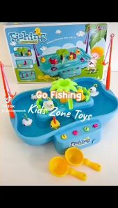 KZT Mainan Anak Set Kolam Pancingan Ikan Bebek Fishing Duck Lucu