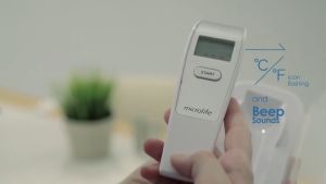 Nhiệt kế hồng ngoại đo trán Microlife FR1MF1 đo trong 1s 3 chức năng đo cơ thể nhiệt độ phòng và bề mặt - YTELOC