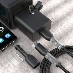 Huawei Data Cable Protection Cover Compatible with Mate60 Honor 70 80 Nova8 66W Charging Head Anti-Breaking Simple Style