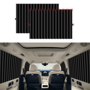 Car Side Magnetic Suction Louver Sunshade Magnetic Suction Fixed Without Displacement Car Use Privacy Sunshade Curtain