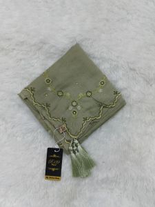 Hijab segiempat new R139 Paris motif lotus