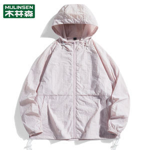 Wooden Forest Sports Skin Jacket Womens Summer Trendy Thin 2024 New Couple Outerwear Waterproof Breathable Sun Protection Clothing