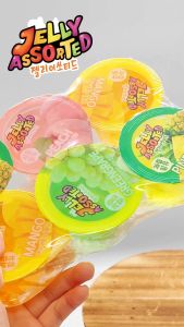 [100g] Jelly Assorted Fruity Jelly with Nata De Coco | Food | Snack | Makanan Ringan | Kids | Party | Fruits | 椰果果冻