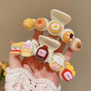 Super Cute Cartoon Cookie Hair Clips Large Size Shark Hair Grips Childrens Accessories Hair Decorations for Girls Kids Fashion