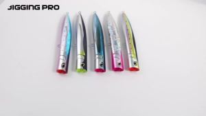 JIGGING PRO | Mồi Câu Giả Jigging Pro 190mm 60g Nổi Phản Quang Kiểu Popper Dành Cho Câu Cá Biển Nước Mặn Câu Cá Ngừ Cá Cờ Câu Trên Thuyền/biển