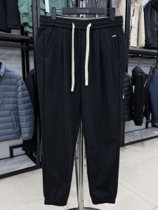 Homesick Mens Casual Drawstring Elastic Waist Nine-Tenths Sweatpants Loose Fit Comfortable Polyester Urban Fashion