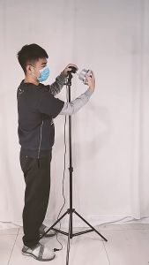 85W 5500K Photography Fill LED Light Adjustable Color Temperature Tripod Soft Light Box for Photo Studio Live Broadcast