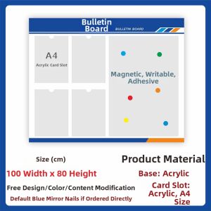 RUIKELAIXIANG | Magnetic Custom Acrylic Bulletin Board