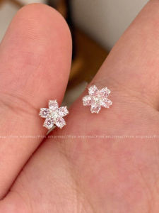 PINK EMPRESS | Cherry Blossom Pink Elegant Earrings