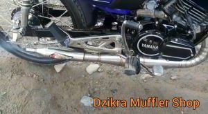 Knalpot racing Creampie telo 3V3 stainless steel for Yamaha RX-King / RX King