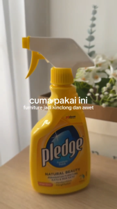 Pledge Perawatan Furniture Polish Liquid Spray Pump Refill Pembersih Kayu 450ml