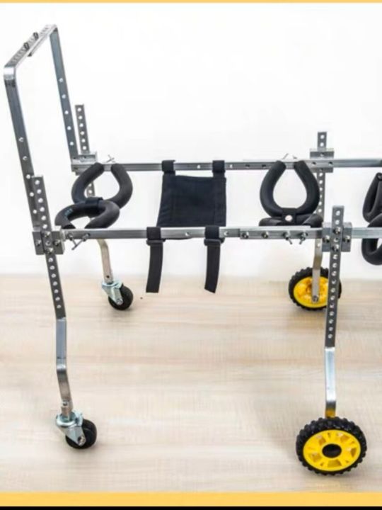 Pet Wheelchair for Disabled Dogs And Cats Assistance Vehicle for Elderly Pets with Front And Rear Limb Support Mobility Aid