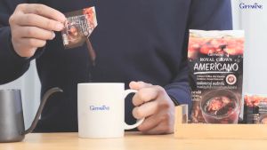 กาแฟดำ รอยัลคราวน์ อเมริกาโน่ กาแฟดำกิฟฟารีน กาแฟอาราบิก้าผสมโรบัสต้า กาแฟ เข้มข้น ม่มีน้ำตาล ไม่มีไขมัน Giffarine Royal Crown Americano