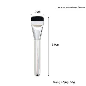 Bộ Cọ Trang Điểm Bằng Thép Không Gỉ Khay Trộn 5 Món Dụng Cụ Trộn Son Môi Phấn Mắt Que Trộn Que Khuấy Dành Cho Dụng Cụ Làm Đẹp