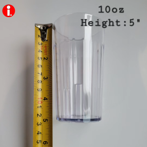Milk Iced Tea Cups Mug Tumbler 10oz Set of 12s