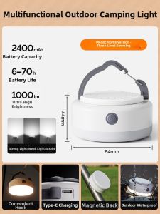 WENWEI | Portable Rechargeable Super Bright Camping Lantern