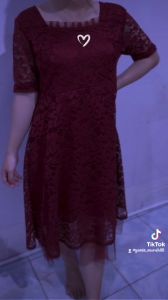 HJ ADA UKURAN dress ILARIA dress brukat komby tile layer