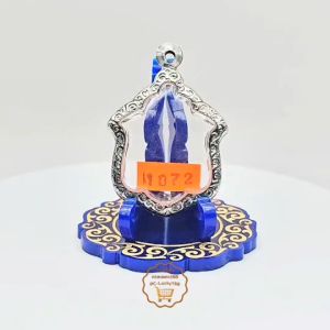 M#1072 ตลับพระกรอบพระสเตนเลสลายไทยสำหรับเหรียญเข้ารูปหลวงพ่อแดงรุ่นแม่ทัพหรือพิมพ์ใกล้เคียง<<ขนาดที่ใส่สวย 2.8x3.5 ซม>>