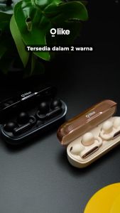 OLIKE TWS OW5 Open Ear Earphone Bluetooth 5.4 Comfort Earbuds 35 Jam Playing Time | Headset Bass Max
